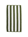 Полотенце банное 70х140 см, 100% хлопок, 450 г/м2, Полоска, Silvano, зеленое, Узбекистан - фото 2