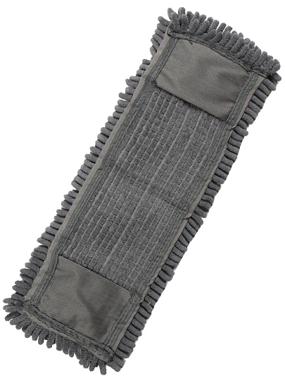 Сменная насадка для швабры, 42х12см, микрофибра, вермиш., серый, Марья Искусница