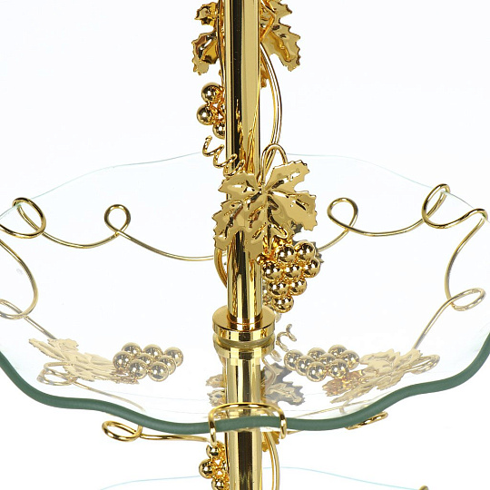 Ваза для конфет, 2 яруса, стекло, Mayer &amp; Boch, Ванесса-премиум, 26909