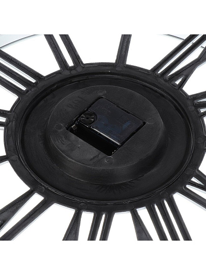 Часы настенные, кварцевые, 43 см, круглые, пластик, белые, Y6-10676