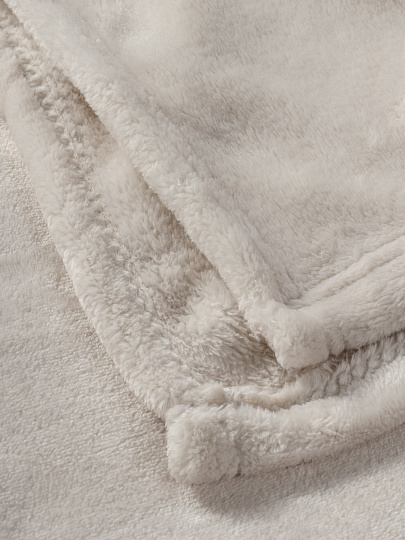 Плед евро, 200х220 см, 280 г/м2, микрофибра, 100% полиэстер, Silvano, Сильвия, светло-серый