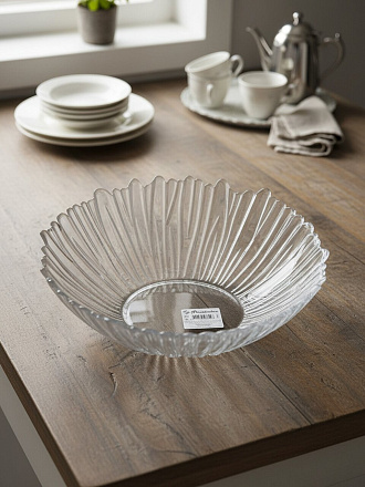 Салатник стекло, круглый, 30.4х9.4 см, Aurora, Pasabahce, 10513SLB