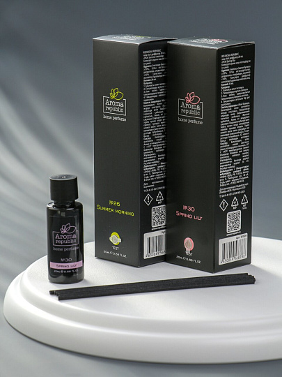 Аромадиффузор Aroma republic, 30 мл, Black Edition №3, 2 шт, 93851