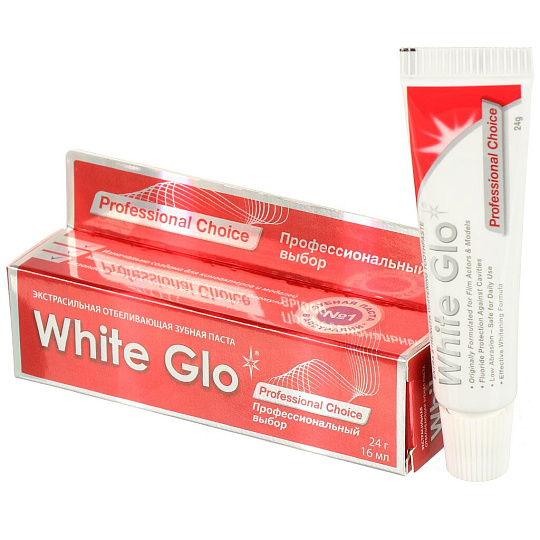 Зубная паста White Glo, Отбеливающая профессиональный выбор, 24 г