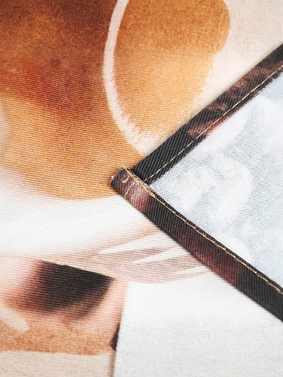 Полотенце кухонное 40х60 см, 200 г/м2, 100% хлопок, Silvano, Капучино, Узбекистан, 100005