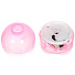 Фонарь садовый Uniel, USL-C-451/PT305 PINK TULIP, на солнечной батарее, грунтовый, пластик, 30.5 см, белый свет, розовый - фото 4
