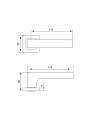 Комплект для сантехнической двери Аллюр, КОЛОМБО SN+L7050S SN+BK-S1 SN/CP(2380/S7050), 15202, никель матовый - фото 2