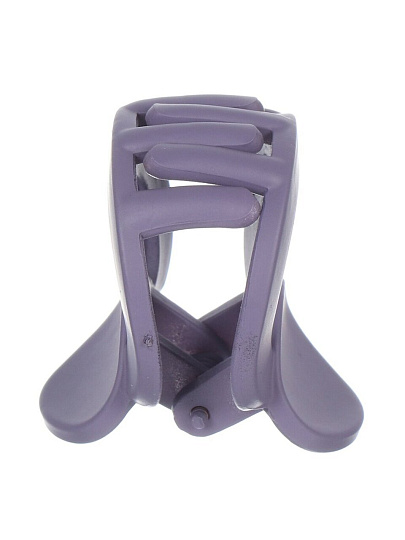 Заколка для волос 3х2.5 см, 6 шт, пластик, в ассортименте, A110015