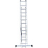 Лестница приставная, 3 секции, 12 ступеней, алюминий, 3 м, 150 кг, Новая высота, NV 1230, 1230312 - фото 14