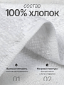 Набор полотенец 10 шт, 30х30 см, 100% хлопок, 380 г/м2, Silvano, белый, Узбекистан - фото 2