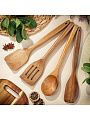Ложка кулинарная акация, 34.5х7х2 см, UT42734A3 - фото 4