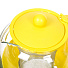Чайник заварочный стеклянный, 750 мл, с ситечком Желтый в подарочной упаковке А108-1 - фото 2