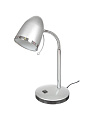 Светильник настольный на подставке, E27, 40 Вт, хром, абажур серебристый, Camelion, KD-308 C03, 11478 - фото 4
