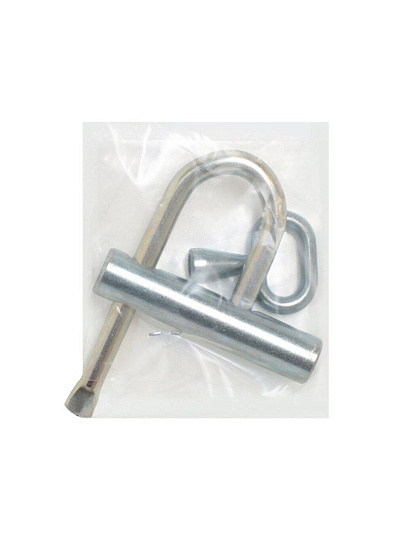 Замок навесной Аллюр, ВС-3КА, 15 017, винтовой, d7мм, одна секретность (без паспорта), 1 ключ