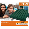 Матрас надувной Intex, 191х137х22 см, 66 968, насос внешний, электрический, флокированный, батарейки 6 шт R20, не в комплекте, 136 кг - фото 2