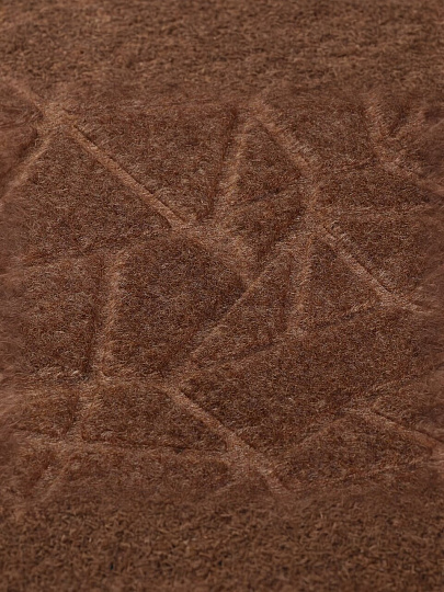 Коврик грязезащитный влаговпитывающий, 40х60 см, коричневый, узор, Natverk, 93686