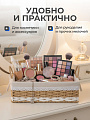 Корзина 36х24х11 см, прямоугольная, плетеная, Y4-9658 - фото 2