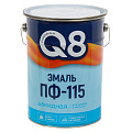 Эмаль Formula Q8, ПФ-115, алкидная, глянцевая, белая, 5.5 кг