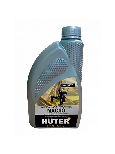 Масло моторное синтетическое, 5W30, Huter, для четырехтактного двигателя, 1 л, 73/8/1/2