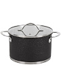 Кастрюля нержавеющая сталь, 3.9 л, крышка стекло, Daniks, Денвер, GS-01337-20CA, индукция - фото 5
