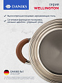 Кастрюля нержавеющая сталь, 2.8 л, крышка стекло, Daniks, Веллингтон, GS-01415-18CA, серебристая, индукция - фото 6